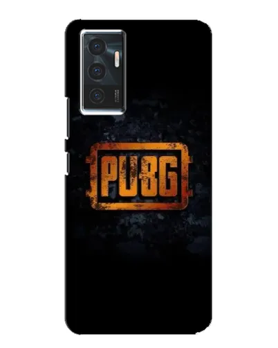 Чехол для Vivo V23e с картинкой «PUBG — золотой логотип»