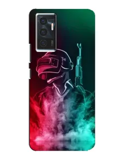 Чехол для Vivo V23e с картинкой «PUBG — огненный воин»