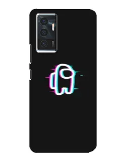 Чехол для Vivo V23e с картинкой «Among Us неон»