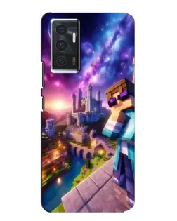 Чехол для Vivo V23e с картинкой «Стив и космос» Чехол для Vivo V23e с картинкой «Стив и космос»
