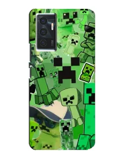Чехол для Vivo V23e с картинкой «Криперы Minecraft» Чехол для Vivo V23e с картинкой «Криперы Minecraft»