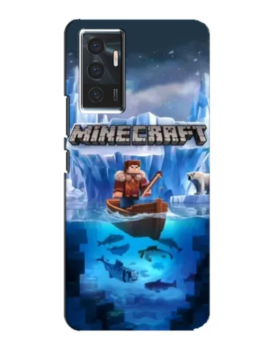 Чехол для Vivo V23e с картинкой «Minecraft ледяной мир» Чехол для Vivo V23e с картинкой «Minecraft ледяной мир»