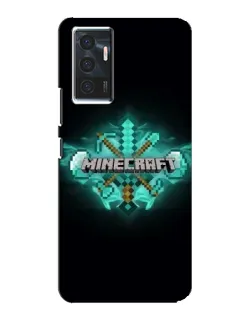 Чехол для Vivo V23e с картинкой «Minecraft Diamond лого»