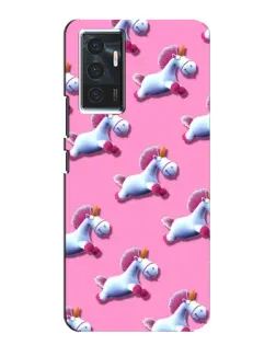 Чехол для Vivo V23e с картинкой «Единороги на розовом» Чехол для Vivo V23e с картинкой «Единороги на розовом»