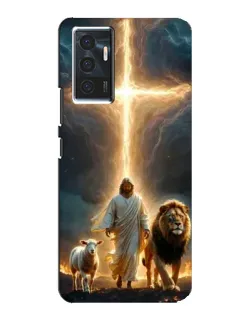 Чехол для Vivo V23e с картинкой «Лев Иуды и Свет»