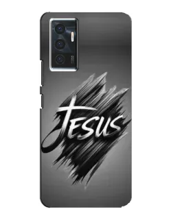 Чехол для Vivo V23e с картинкой «Надпись Jesus Graffiti»