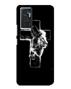 Чохол для Vivo V23e з картинкою «Сяючий хрест Jesus»