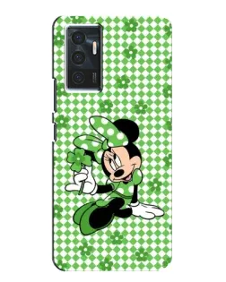 Чехол для Vivo V23e с картинкой «Mickey в клетку»