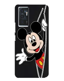 Чехол для Vivo V23e с картинкой «Микки раздвигает стены»