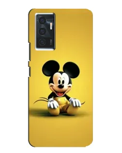 Чехол для Vivo V23e с картинкой «Микки на желтом»