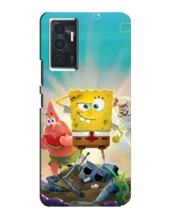 Чехол для Vivo V23e с картинкой «Спанч Боб победитель»
