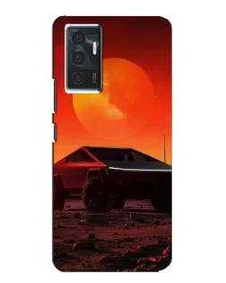Чохол для Vivo V23e з картинкою «Cybertruck на Марсі»