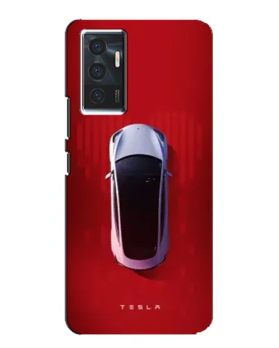 Чехол для Vivo V23e с картинкой «Tesla Top View»