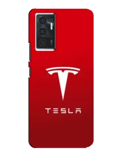 Чохол для Vivo V23e з картинкою «Tesla Red Classic»