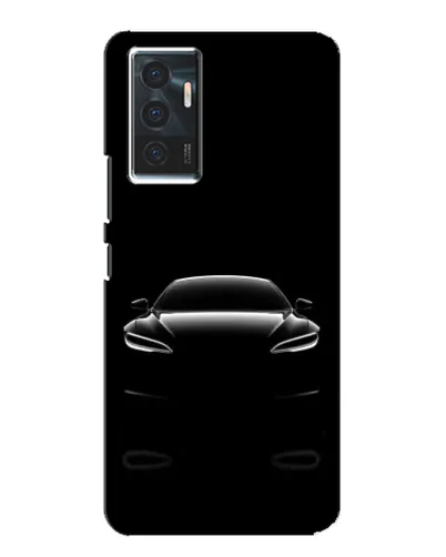 Чехол для Vivo V23e с картинкой «Силуэт Tesla Night»