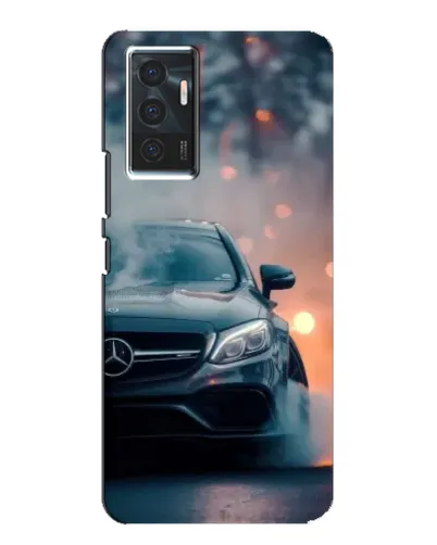 Чехол для Vivo V23e с картинкой «Mercedes — ночной город»