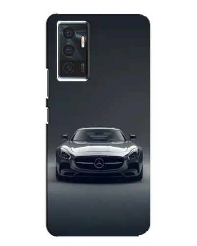 Чехол для Vivo V23e с картинкой «Mercedes на черном»