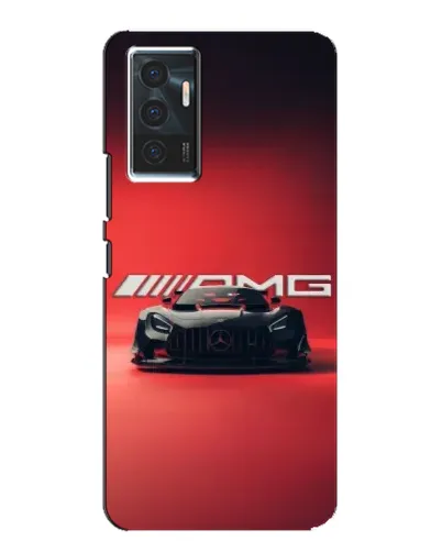 Чехол для Vivo V23e с картинкой «Mercedes AMG — красная линия»