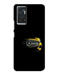 Чехол для Vivo V23e с картинкой «Mercedes — ретро стиль»