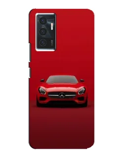 Чехол для Vivo V23e с картинкой «Красный Mercedes AMG»