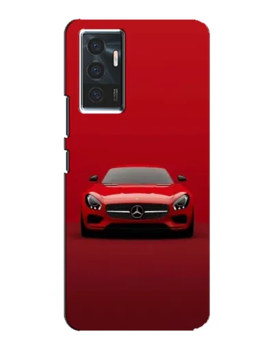 Чехол для Vivo V23e с картинкой «Красный Mercedes AMG»