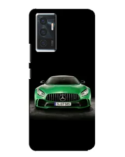 Чехол для Vivo V23e с картинкой «Mercedes — неоновый лого»