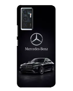 Чехол для Vivo V23e с картинкой «Mercedes — решетка радиатора»