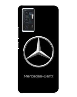 Чехол для Vivo V23e с картинкой «Mercedes Silver Logo»