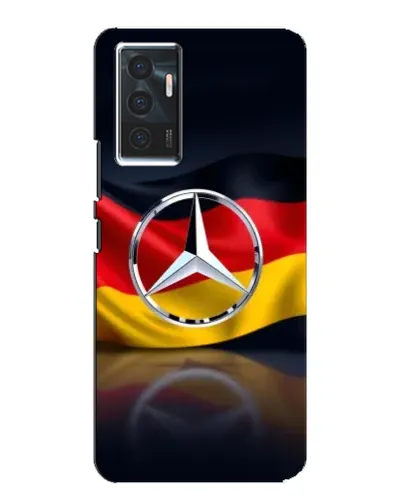 Чехол для Vivo V23e с картинкой «Mercedes — флаг Германии»