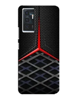 Чехол для Vivo V23e с картинкой «Mercedes Carbon Grid»