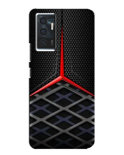 Чехол для Vivo V23e с картинкой «Mercedes Carbon Grid»