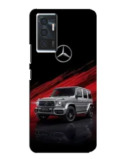 Чехол для Vivo V23e с картинкой «Mercedes G-Class красный»