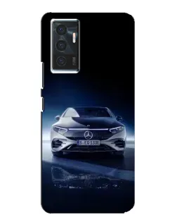 Чехол для Vivo V23e с картинкой «Ночной Mercedes EQ»