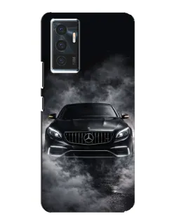 Чехол для Vivo V23e с картинкой «Mercedes в дыму»