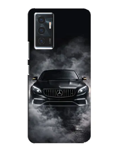 Чехол для Vivo V23e с картинкой «Mercedes в дыму»