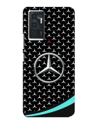Чехол для Vivo V23e с картинкой «Mercedes — бирюзовый акцент»