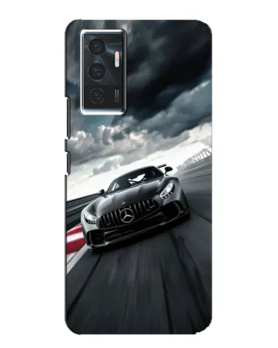 Чехол для Vivo V23e с картинкой «Гоночный Mercedes AMG»