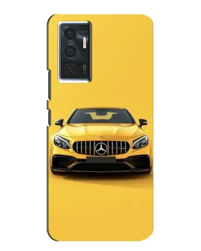Чехол для Vivo V23e с картинкой «Желтый Mercedes GT»