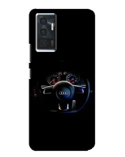 Чохол для Vivo V23e з картинкою «Салон Audi — кермо»