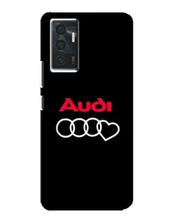 Чохол для Vivo V23e з картинкою «Логотип Audi Heart»