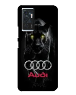 Чехол для Vivo V23e с картинкой «Пантера и Audi»