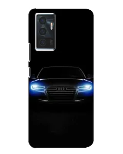 Чехол для Vivo V23e с картинкой «Audi в неоне»
