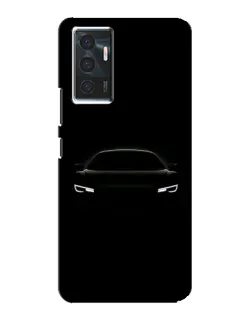 Чехол для Vivo V23e с картинкой «Взгляд Audi в темноте»