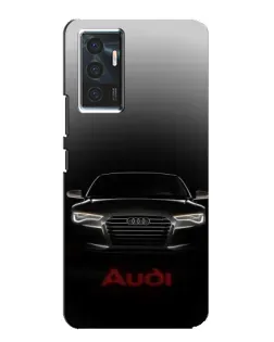 Чехол для Vivo V23e с картинкой «Audi — градиентный контур»