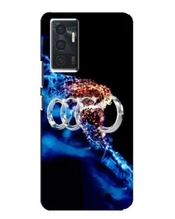 Чехол для Vivo V23e с картинкой «Энергия лого Audi»