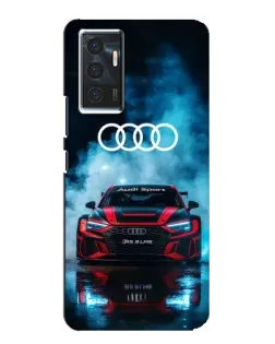 Чехол для Vivo V23e с картинкой «Audi Sport — неон»
