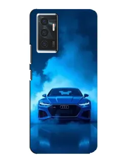 Чехол для Vivo V23e с картинкой «Audi — голубая энергия»