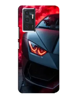 Чохол для Vivo V23e з картинкою «Lamborghini червоне сяйво»