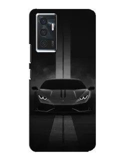 Чехол для Vivo V23e с картинкой «Lamborghini симметрия дорог»