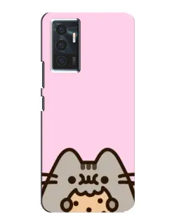 Чохол для Vivo V23e з картинкою «Pusheen та печиво» Чохол для Vivo V23e з картинкою «Pusheen та печиво»